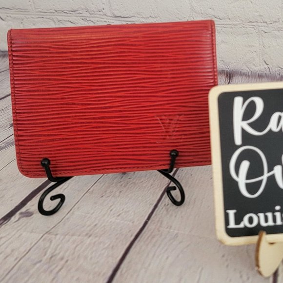Red Epi CASTILLIAN Card Holder Malletier